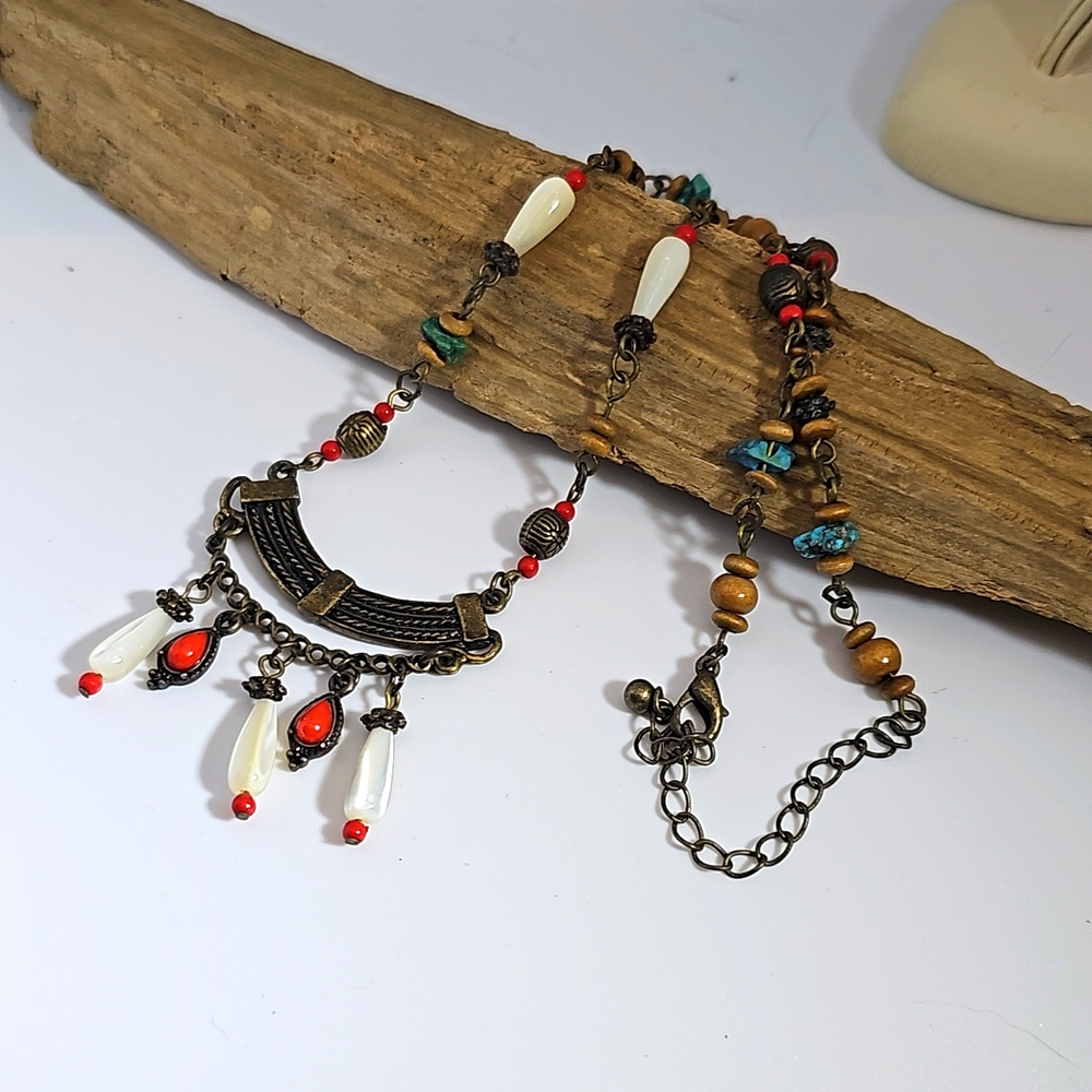 Funky beaded necklace